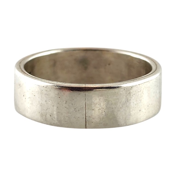 Dave Skeets 14K Yellow Gold & Sterling Silver Navajo Band Ring Size 9 #20095 - Picture 3 of 7